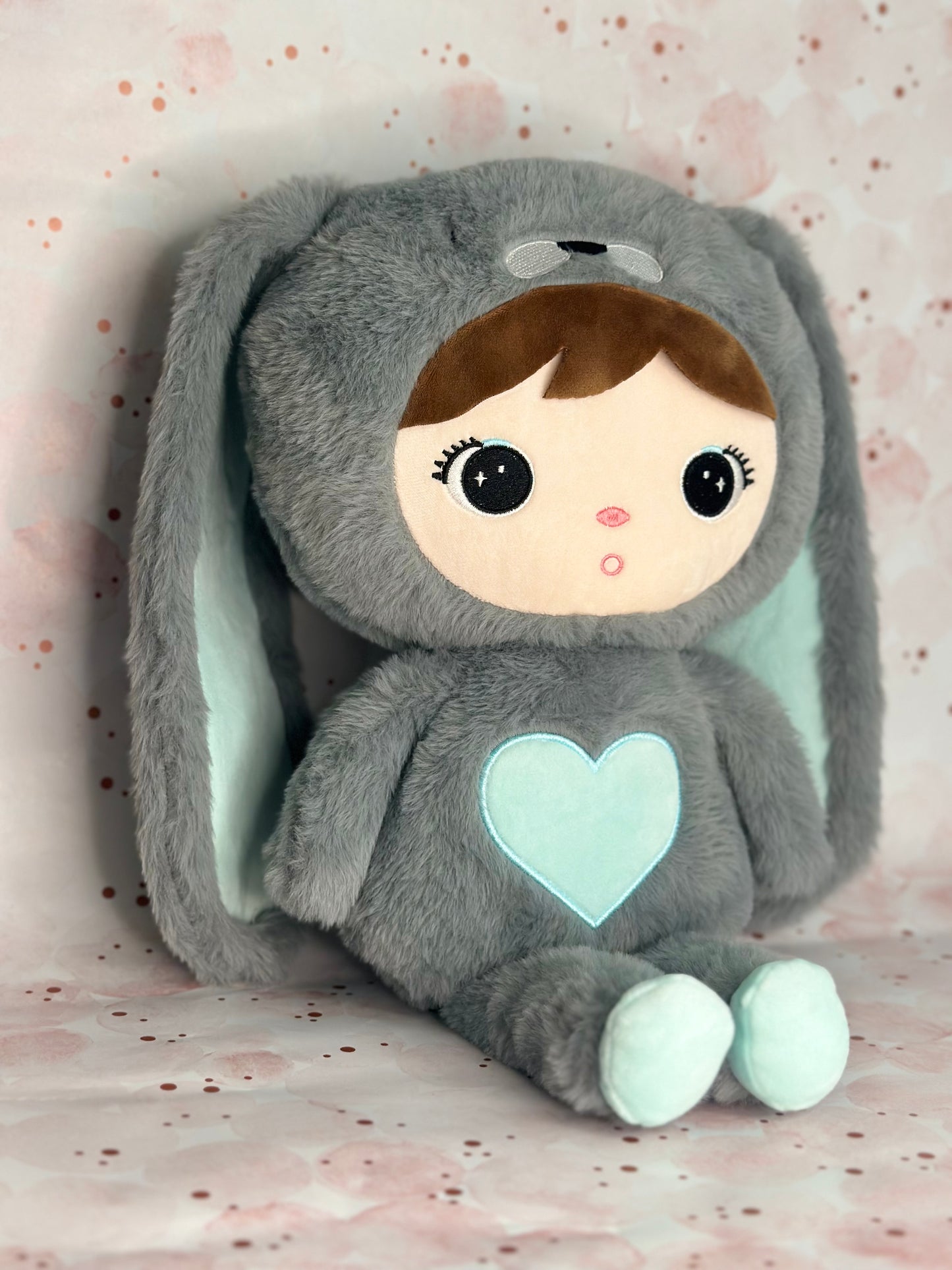 Sky - Personalized Blue Bunny Stuffed Animals | Soft Plush Gift for Boys