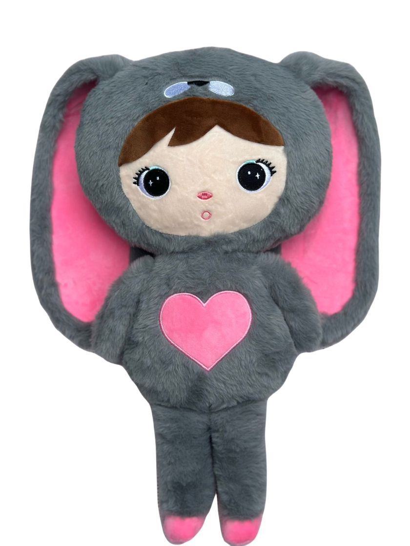 Rosie - Custom Pink Bunny Plush Toy | Personalized Bunny for Baby Shower Gift