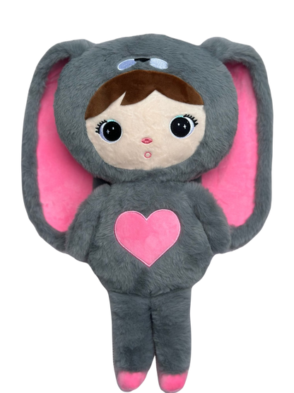 Rosie - Custom Pink Bunny Plush Toy | Personalized Bunny for Baby Shower Gift