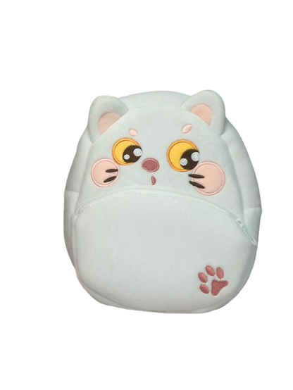 Mippu - Soft Cat Backpack | Custom Name Bag For Toddlers
