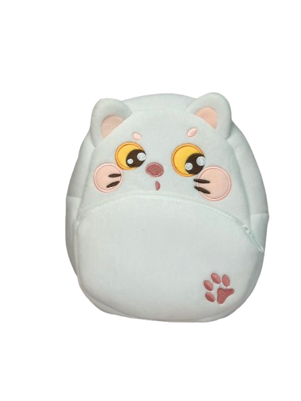 Mippu - Soft Cat Backpack | Custom Name Bag For Toddlers