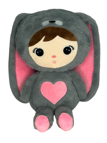 Rosie - Custom Pink Bunny Plush Toy | Personalized Bunny for Baby Shower Gift