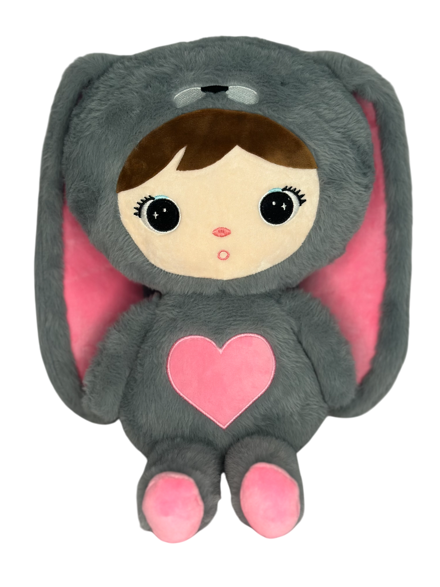 Rosie - Custom Pink Bunny Plush Toy | Personalized Bunny for Baby Shower Gift